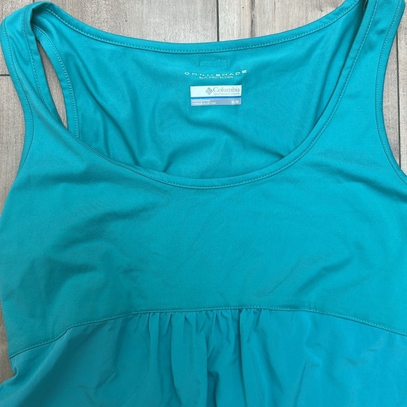 NWT Columbia Omi-Shade Sun Protection Zephyr Aqua Heights Dress Sz M - Picture 5 of 8